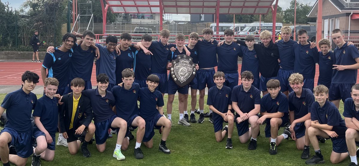 Well done to our Junior and Senior Boys Athletic Squads yesterday. The Juniors finished 2nd and the Seniors finished 1st and are the Island Champions. 
Well done to all who took part and thank you to <a href="/VCJPE/">Victoria College PE Dept</a> for organising it.