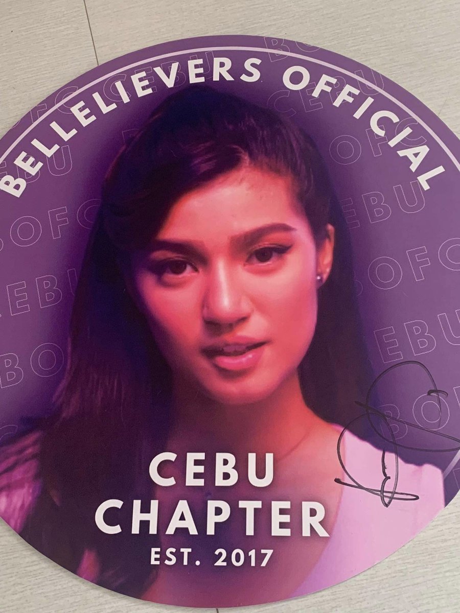 BOFC_Cebu_'s tweet photo. 5 days till A HAPPY BELLEday 😍

THROWBACK: This is a tweet on how showing up really matters.

During the first DonBelle mallshow in Cebu (AIL era), one of the admins went infront and waved the big BOFC-cebu logo, #BelleMariano pointed and giggled when she saw BOFC in the crowd. https://t.co/qgDyielkBV