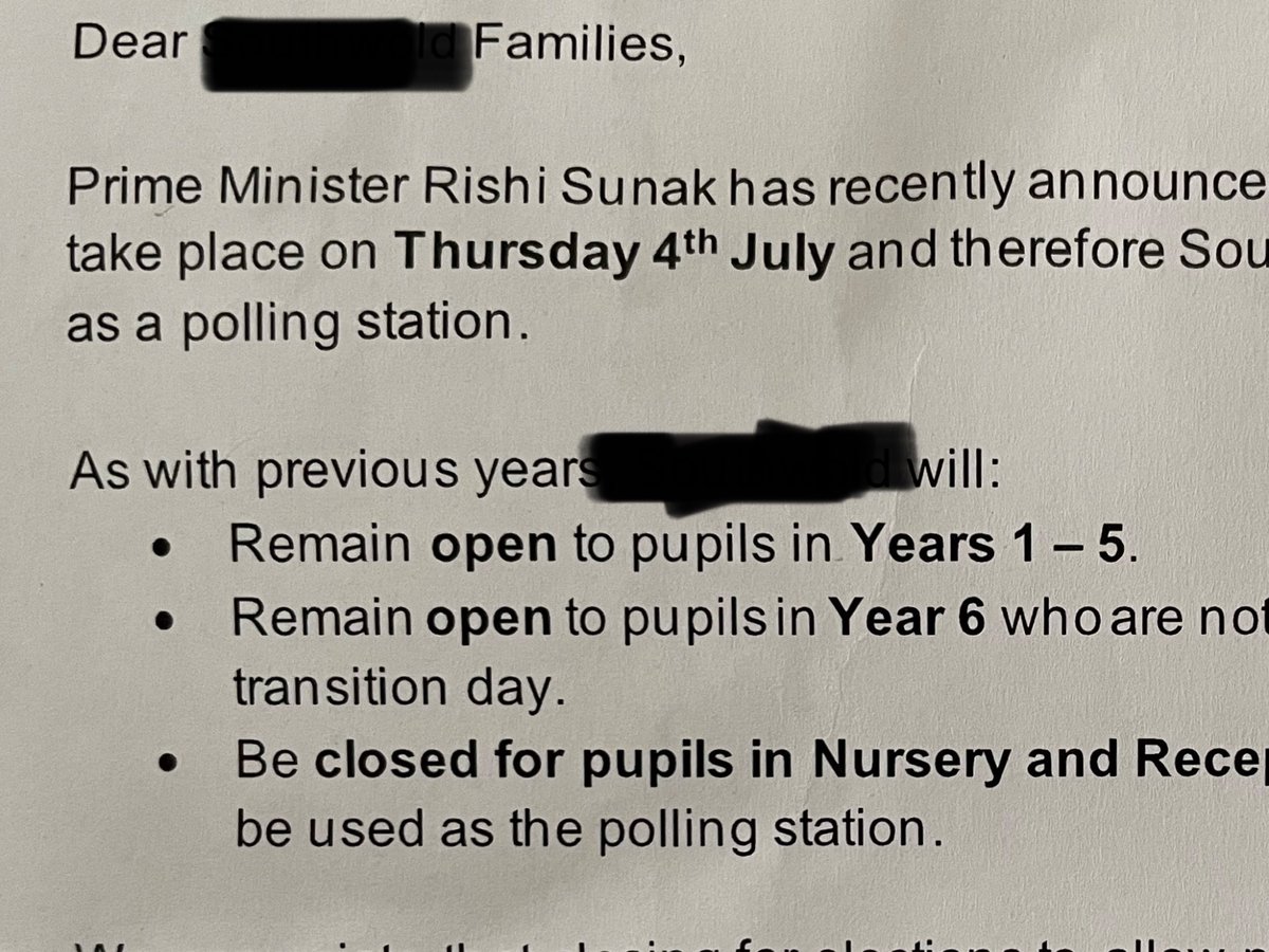 TomBaker_84's tweet photo. Which cretin decides schools have to close to become polling stations? https://t.co/UPkfaYIAaa
