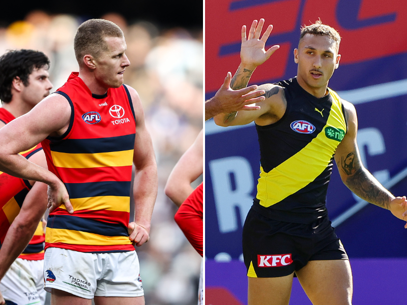 “The pressure is building.” Cornes reacts as Crows make shock call and Tigers recall big guns for Thursday clash | bit.ly/45a5dvi | #AFLCrowsTigers