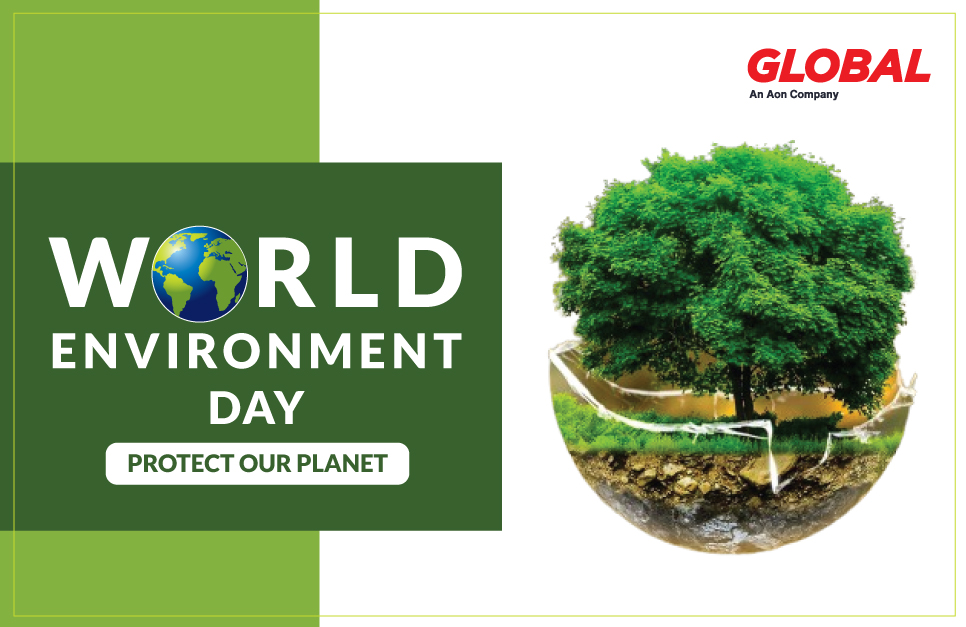 Globinsure's tweet photo. Every action counts. This #WorldEnvironmentDay, make small changes and have a big impact on securing a greener tomorrow. Let's endeavour towards generation restoration.

#Insurance #GrowthWithGovernance #GenerationRestoration https://t.co/GrnsfnOEkP