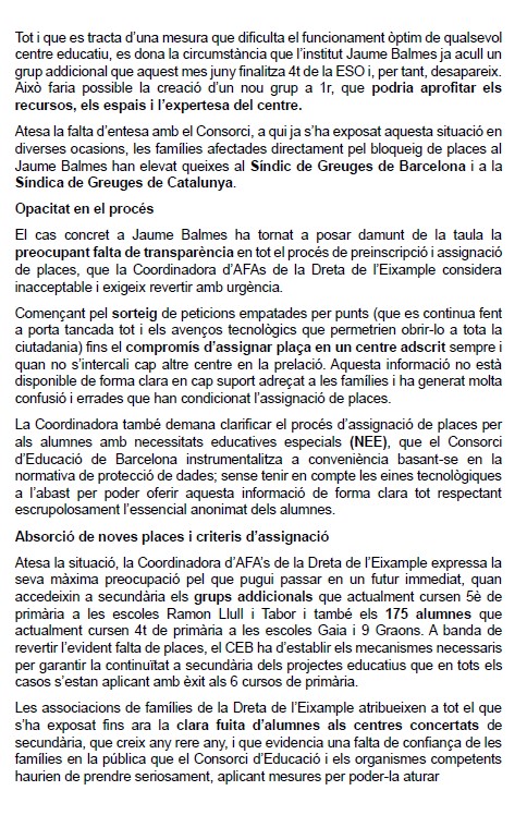 Coordinadora AFAs Dreta Eixample tweet media