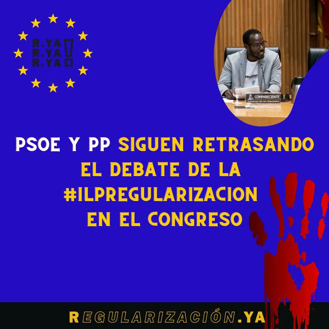 🗳 Desde el Movimiento #RegularizacionYa hacemos un llamado a la responsabilidad política de <a href="/PSOE/">PSOE</a> y <a href="/ppopular/">Partido Popular</a> para no demorar la aprobación de la #ILPRegularizacion 
🧵