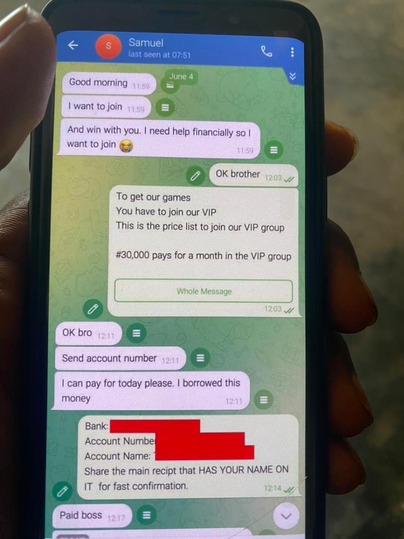 fixed24231's tweet image. HOW THEY RECEIVED AFTER PAYMENT

❤️ DON’T QUIT OR LOSS HOPE YET GIVE ME A TRY AND STAND A CHANCE TO TESTIFY GOOD ABOUT ME LIKE OTHERS DID. DON’T MISS OUT OUR NEXT FIXED GAMES BECAUSE IT WILL BE CHANGING LIFES FOR GOOD..❤️