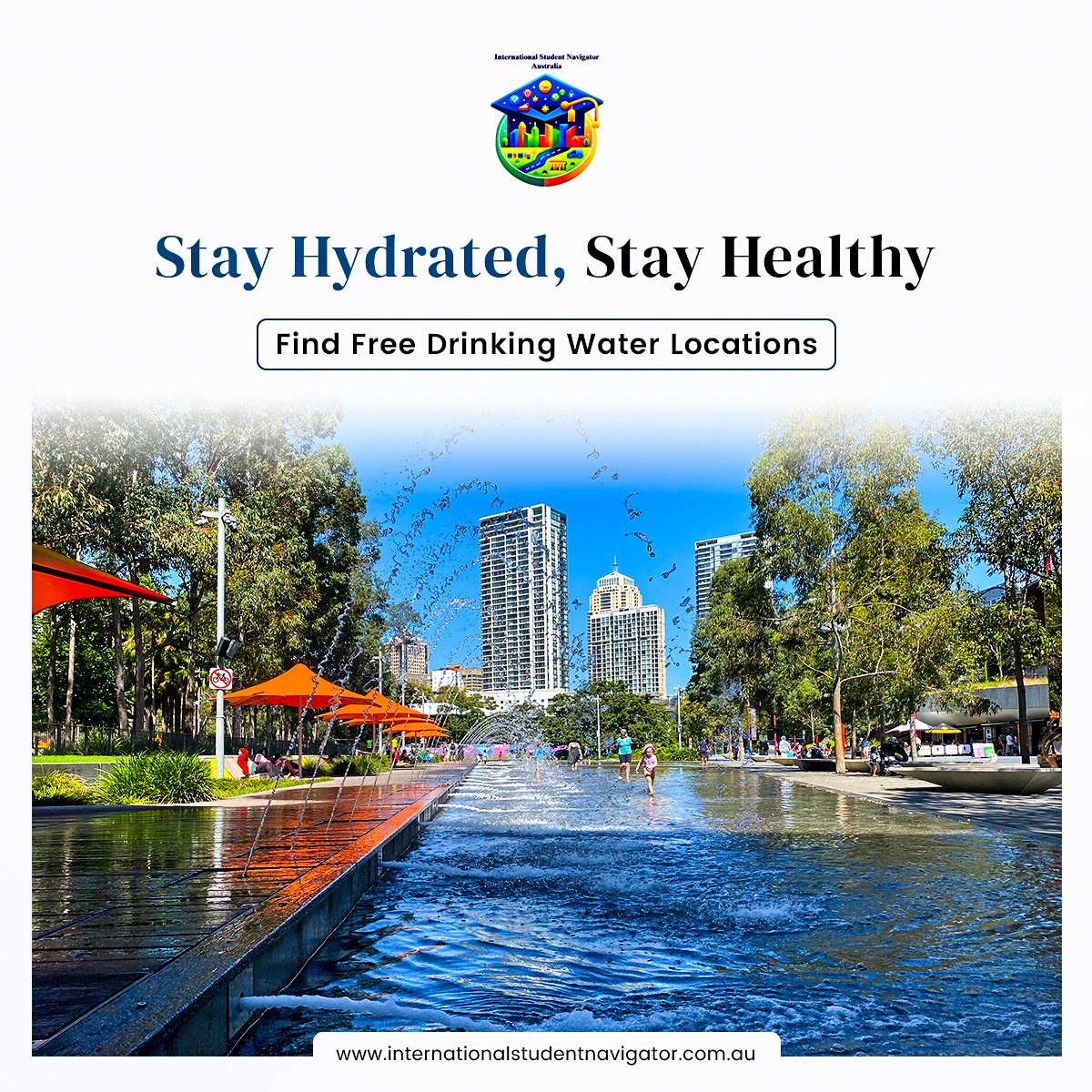 isnaaus's tweet photo. Stay Hydrated, Stay Healthy! 💧

Discover free drinking water locations with ISNA's guide. Your well-being matters.

Visit to know more: https://t.co/pL4dcJoDhx

#stayhydrated #healthylifestyle #studenthelpers #studyabroad #studyinaustralia https://t.co/quALXh81Yc