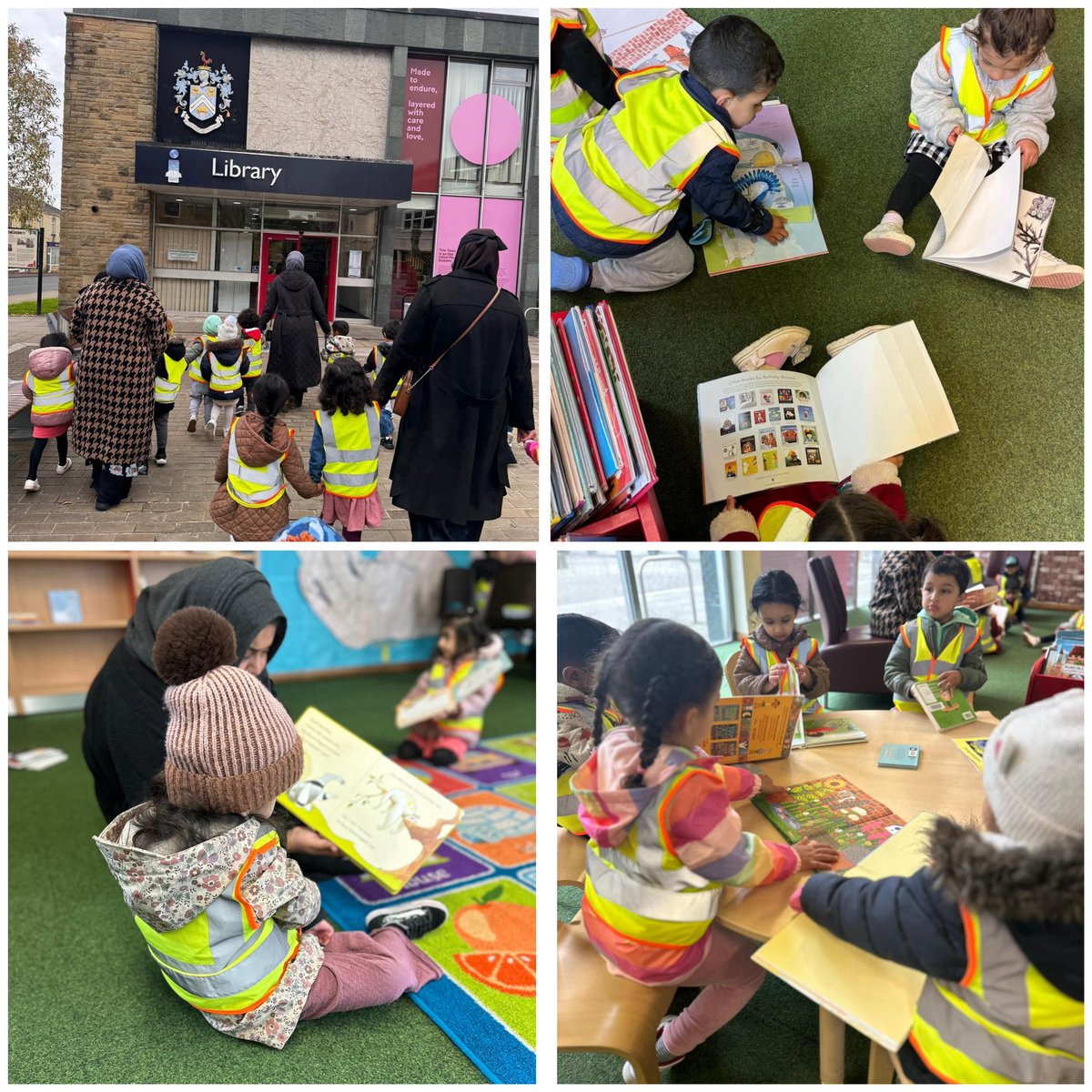 EdenNursery's tweet photo. The toddler group thoroughly enjoyed their trip to #NelsonLibrary. They got to listen to stories and explore the different books they can borrow @LancsLibraries https://t.co/sy7Sq3ay2j
