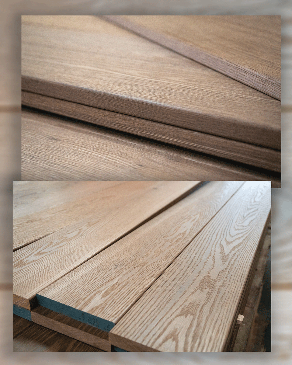 Introducing Thermo Oak Decking!

We're thrilled to announce that our first boards have just come through the mill, and they look amazing! 🙌

If you'd like to see for yourself, we welcome you to drop into our showroom to take a look!