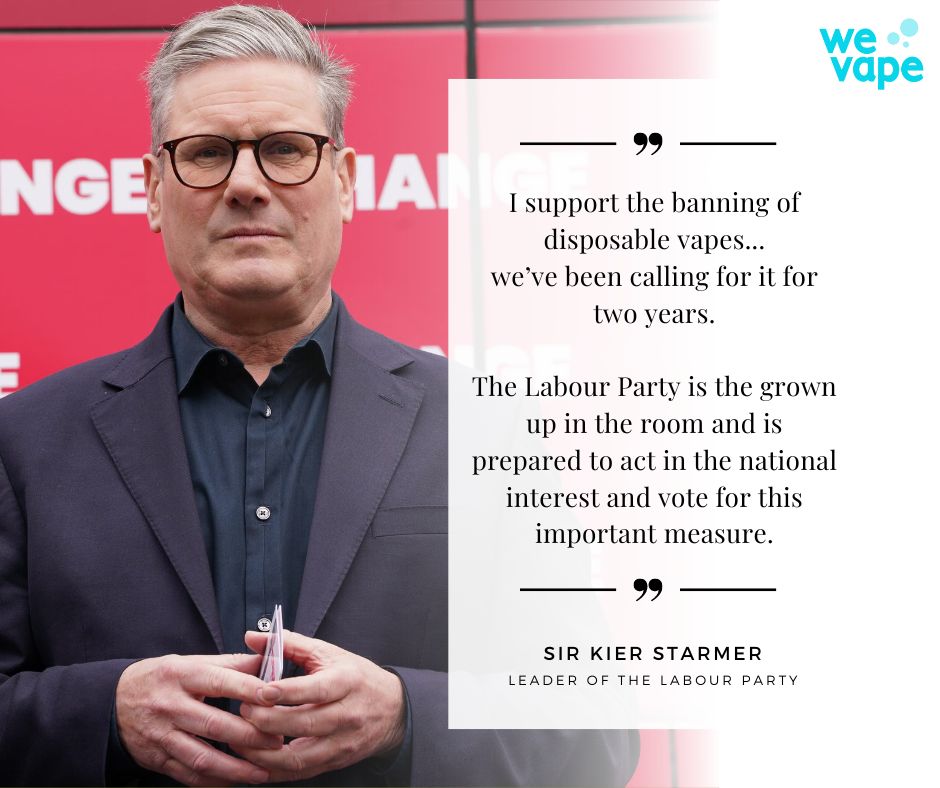 WeVapeUK's tweet photo. 🌹What has @Keir_Starmer said about vaping?

With the General Election coming up, we'll be looking at what politicians &amp; policymakers have said about vaping... tune in for more!

#BackVapingSaveLives https://t.co/0ehSRhVpKo