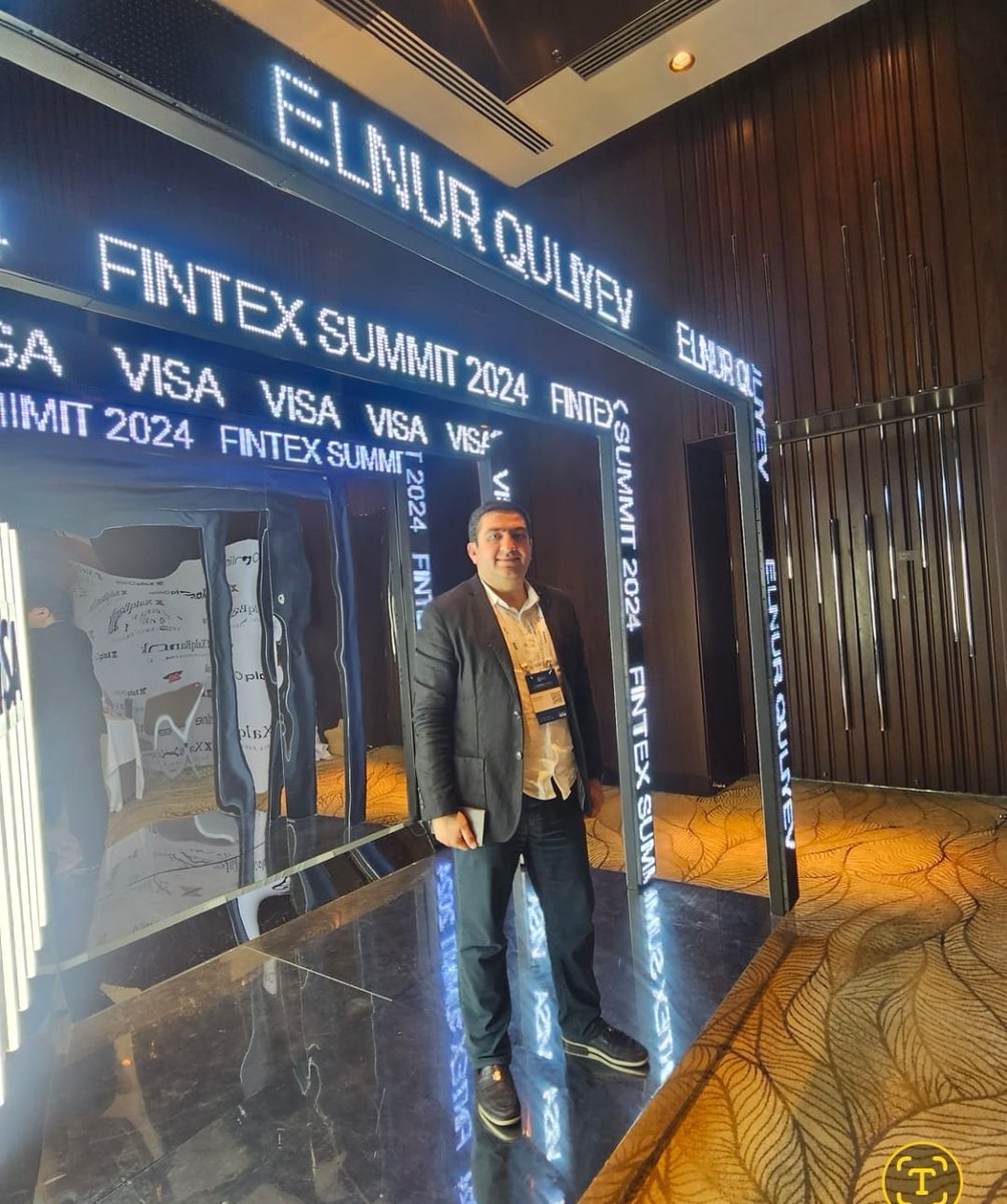 ElnurGuliyev9's tweet photo. Baku Fintex Summit 2024

#fintex #aba #bank #investisiya #visa #crypto https://t.co/PppKQsXPrM