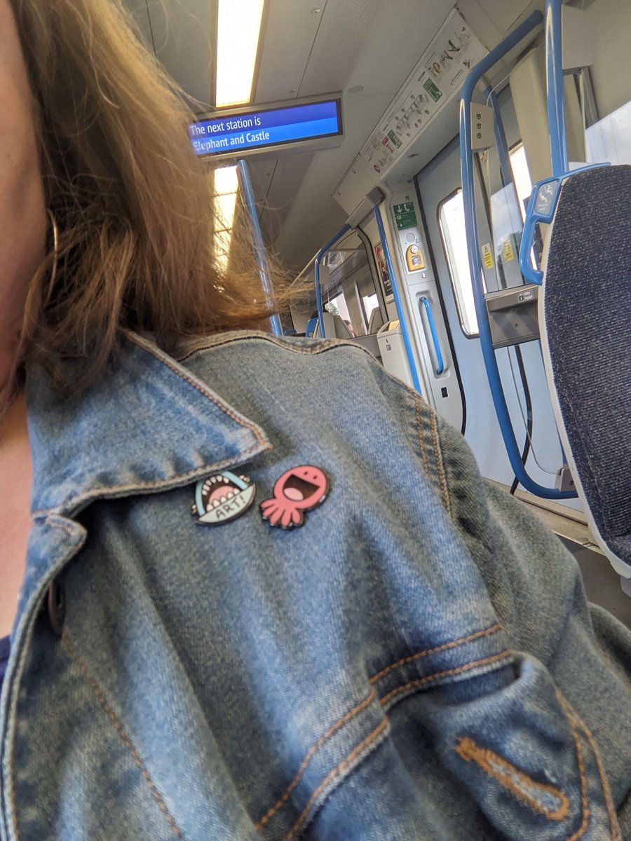 Vickolah's tweet photo. @VenkmanProject my kids are temporarily too old for the phoenix but my daughter remembered my squidbits love this birthday! Thanks for making them, they are ace 🐙⭐ https://t.co/DNDNvPoqiH