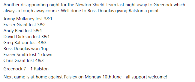 Ralston Golf Club tweet media