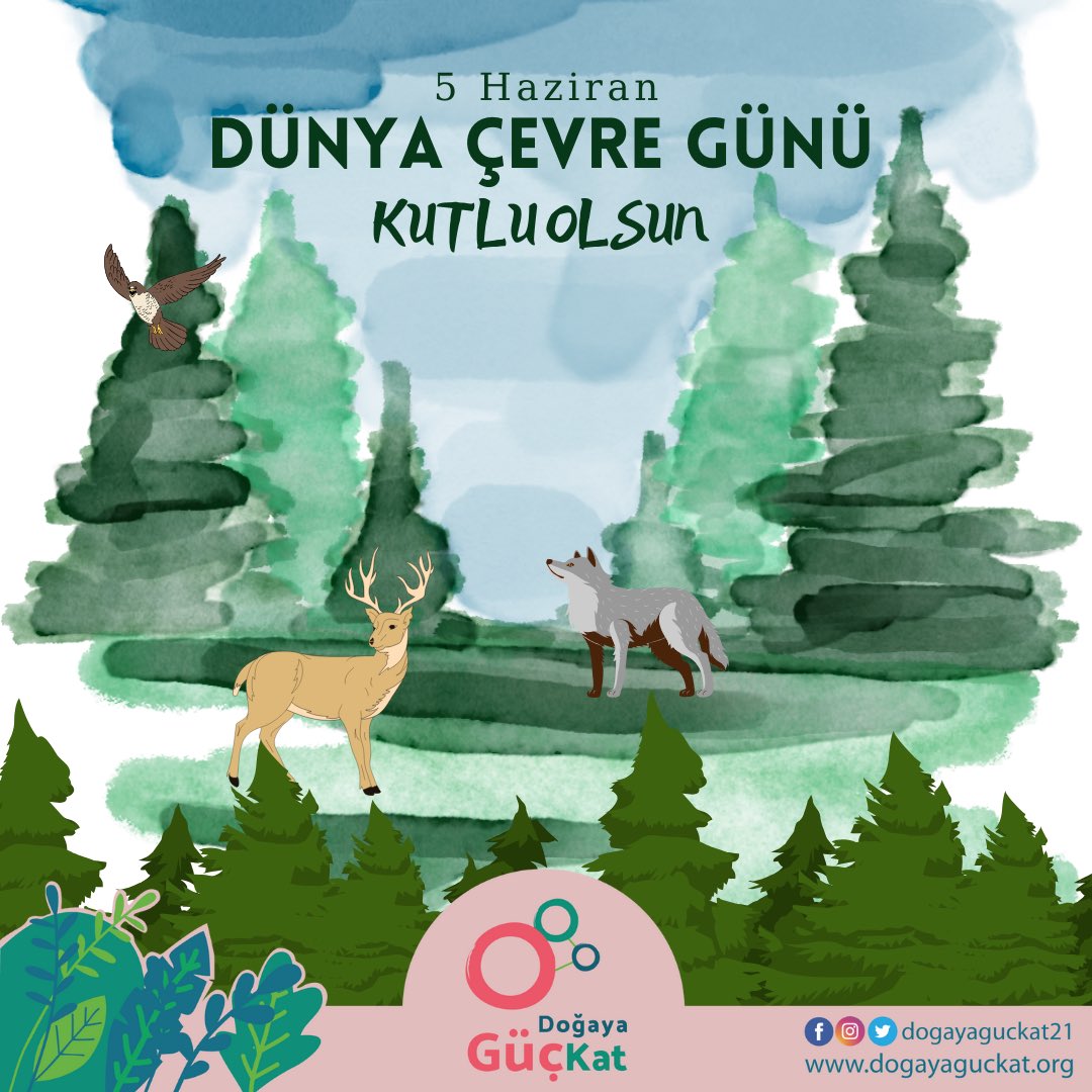 Doğaya Güç Kat Ağı olarak; 5 Haziran #DünyaÇevreGünü vesilesiyle TBMM’ye ve hükümete ÜLKEMİZİN GELECEĞİ İÇİN gerekli önlemleri almaları hususunda çağrıda bulunuyoruz. 
#onarmanesliyiz