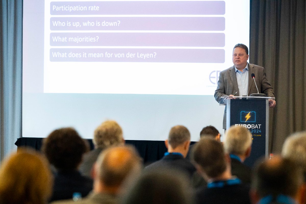Eurobat (@eurobat_org) on Twitter photo 🔋On the Opening Session of this year's #EUROBATForum2024, <a href="/FabianZuleeg/">Fabian Zuleeg</a>, CEO of the European Policy Centre (EPC), provided valuable insights into the upcoming #EUelections and their implications for the #battery sector. Stay tuned for the upcoming panels! 🔋On the Opening Session of this year's #EUROBATForum2024, <a href="/FabianZuleeg/">Fabian Zuleeg</a>, CEO of the European Policy Centre (EPC), provided valuable insights into the upcoming #EUelections and their implications for the #battery sector. Stay tuned for the upcoming panels!