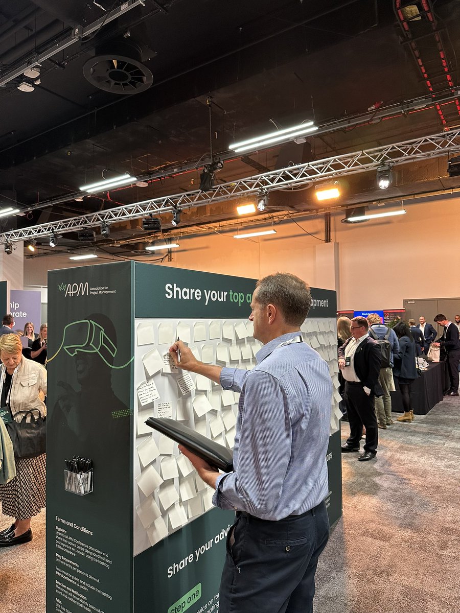 APMProjectMgmt's tweet image. Have you visited our social media advice board? Share your top tips for #skill development and enter our competition for a chance to win a free pass to #APMconference next year.
