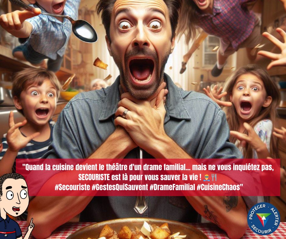 🚨👂🤔 Saviez-vous qu'observer, écouter et agir peuvent sauver une vie lorsqu'une personne s'étouffe ? 
Avec SECOURISTE, découvrez les gestes qui sauvent en famille. 
💝👉 protegeralertersecourir.fr
🏅 médaille d'or du concours Lépine de Paris

#Secouriste #GestesQuiSauvent