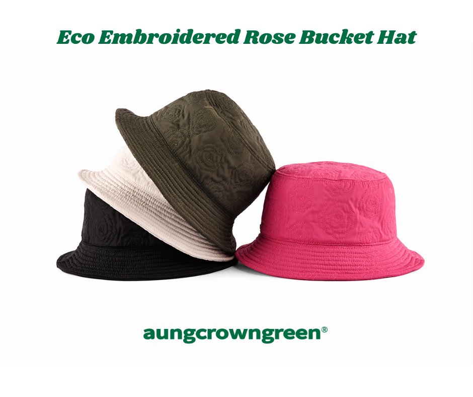 acgreencustom's tweet image. Embrace your floral side sustainably! Design your eco-embroidered rose bucket hat with aungcrowngreen®, the eco-conscious hat experts. Get started today!  (MOQ: 25pcs)
#aungcrowngreen #custombaseballcaps #baseballcaps
aungcrowngreen.com