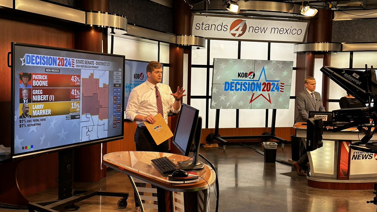 Running through the primary upsets, routs, and closer-than-expected finishes. <a href="/KOB4/">KOB 4</a> #nmpol