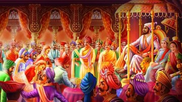 MarathiRT's tweet photo. आज महाराष्ट्राच्या इतिहासातील सोन्याचा दिवस म्हणजेच #शिवराज्याभिषेक दिवस. 

 तुमच्या आमच्या मनातलं जुळून आलं आपल्या स्वराज्याला धनी मिळालं... https://t.co/koRJwHPkK6
