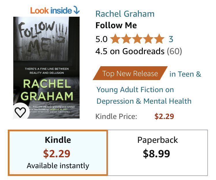 RachGrahamReads's tweet photo. #1 New Release in YA Fiction about Mental Illness in the USA, UK and Australia! 😍 my heart! ❤️ https://t.co/XRFfm2KS6b