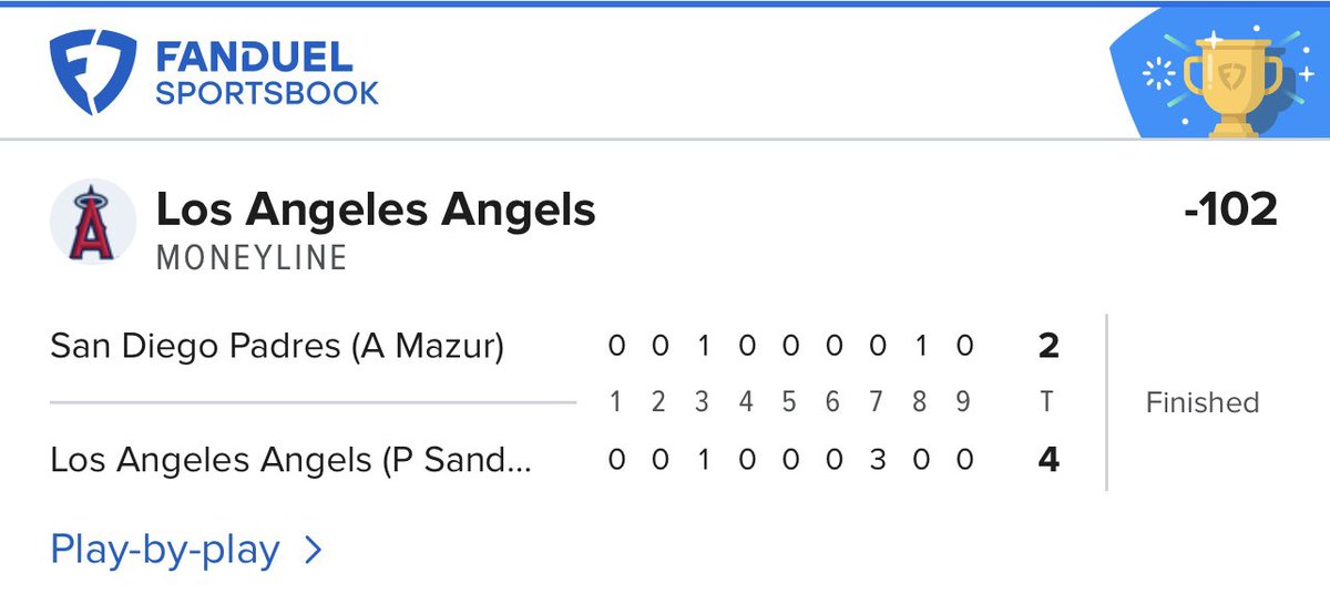 MoonLocks7's tweet photo. Cash the live play
🔥
#Angels #Fanduel #MoonLocks https://t.co/4PviA1yD3r