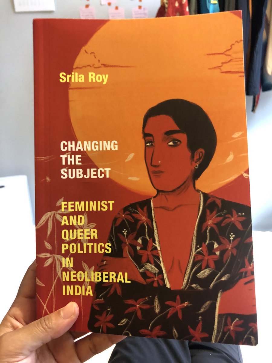 radhikavang's tweet photo. a brilliant book by a brilliant writer #SrilaRoy #ChangingTheSubject @DukePress https://t.co/w6461oNxmw
