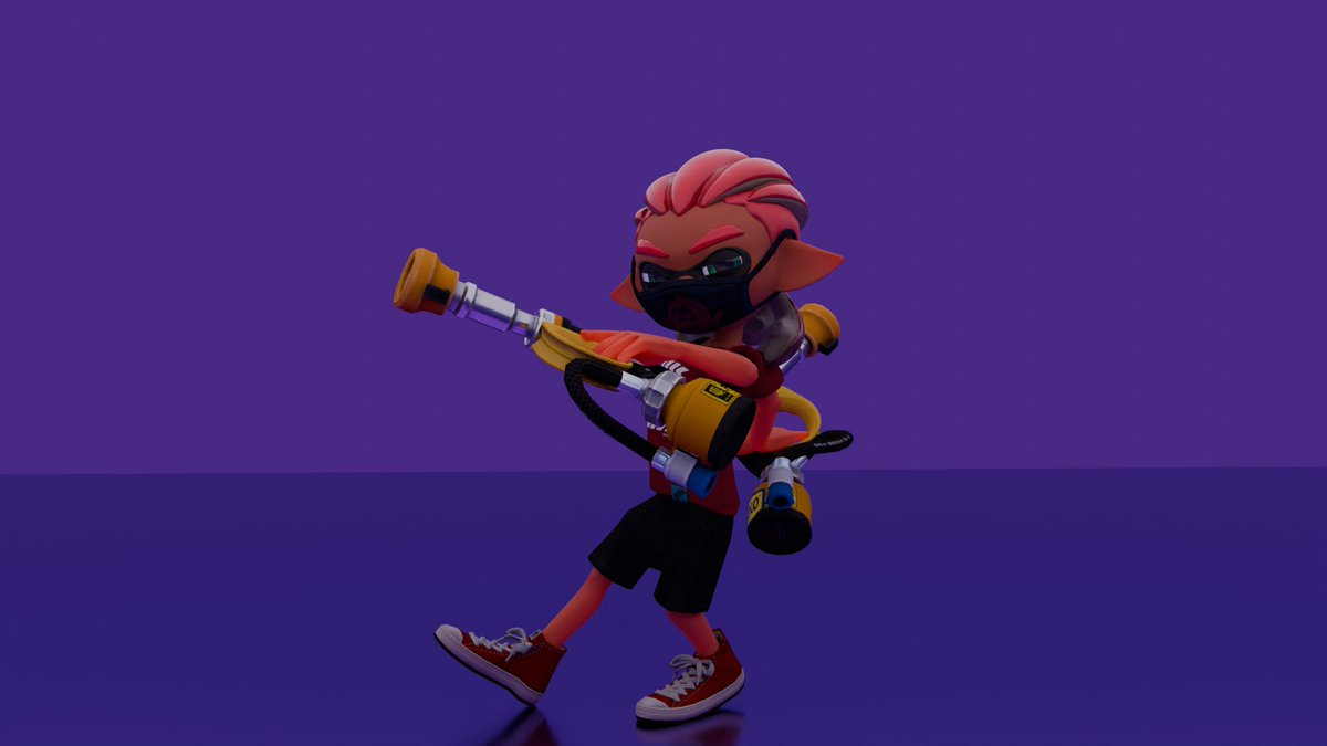 HiddenExo_'s tweet image. a fun return practice render for my oomf cole :333 @/ForgeProHuksy 
#splatoonblender #blender