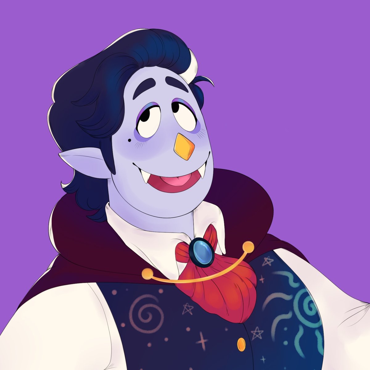 NeighborMr_Moon's tweet photo. The Vampire Valentine, he is a Silly‼️🦇✨️ https://t.co/nwiks1kIrh
