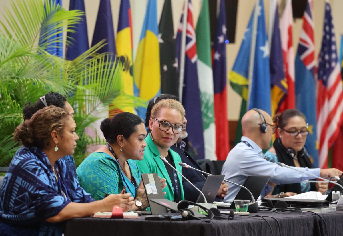 ForumSEC's tweet photo. Pacific Culture, Pacific Way: Regional organisations shared insights, ideas and impacts on cultural dimensions of their work programs at the 7th Culture Ministerial for the Pacific just ahead of #Festpac2024 #RegeneratingOceania  #Pacific2050 https://t.co/nxPOFfYf2F