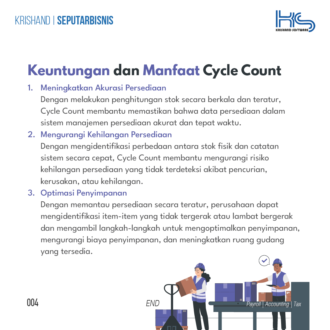 krishand's tweet photo. Dalam praktik manajemen gudang, terdapat sebuah istilah yang dikenal sebagai “Cycle Count“. Ini merupakan metode atau teknik yang umum digunakan untuk melakukan perhitungan stok secara berkala dan akurat. 

https://t.co/4md0EG6o5w

#cyclecount #inventory #stokbarang #krishand https://t.co/ROeUBft5cz
