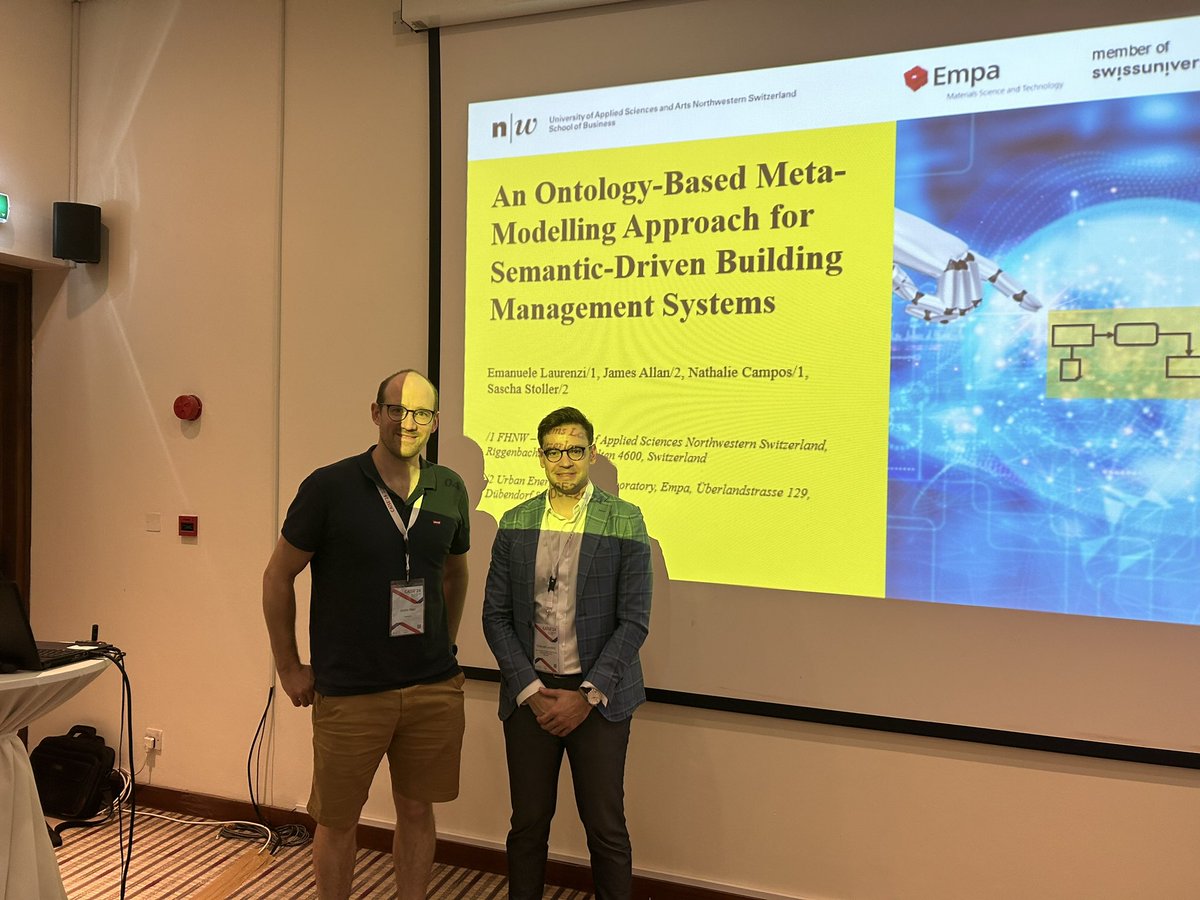 Presenting our work titled “An Ontology-based Meta-Modelling Approach for Semantic-Driven Building Management Systems” in the <a href="/omilab/">OMiLAB</a> workshop #KG4SDSE2024 at <a href="/CAiSEConf/">CAiSE Conf</a> 
Joint work together with James Allen from #EmpaNEST <a href="/ETH/">ETH Zürich</a>
