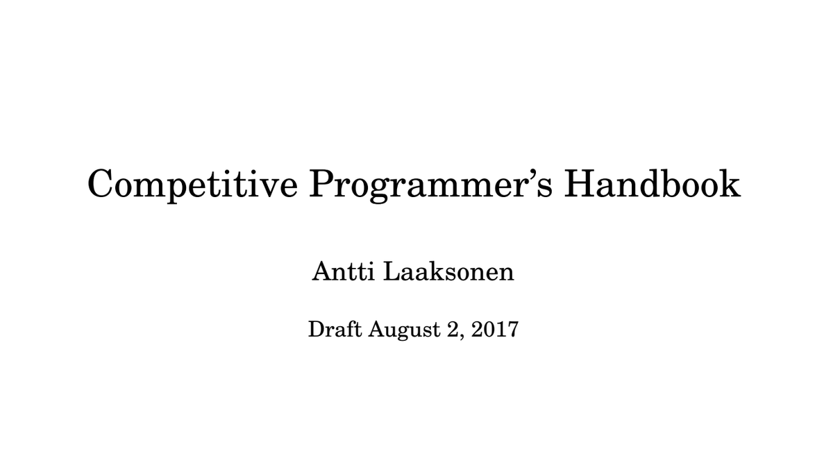 One of the best books for competitive programmers (beginners) - Uses ...