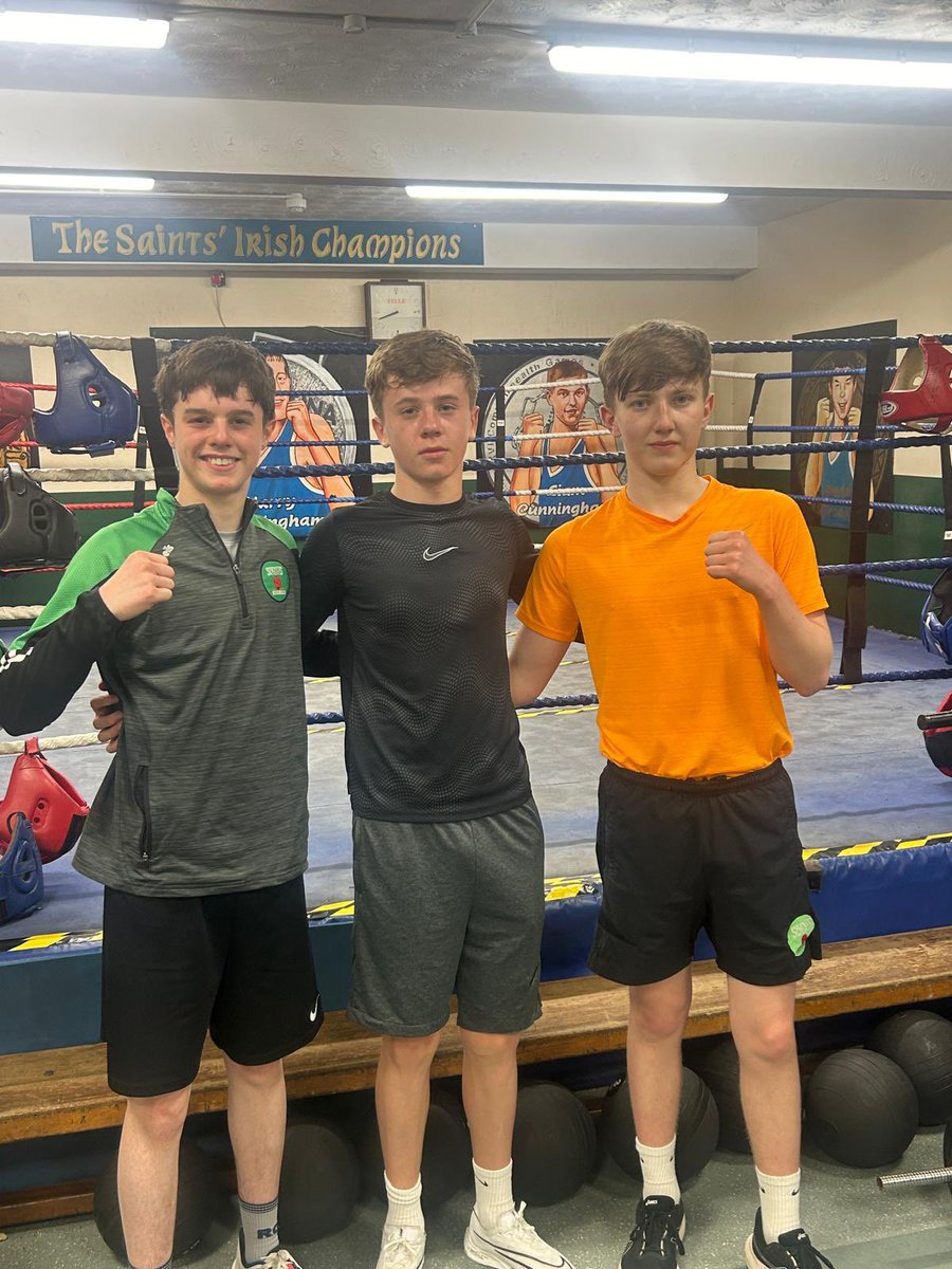 Young Lee Largey Snodden got some valuable rounds with Saints ABC boxers last night in preparation for the Monkstown cup later this month 👏 👏 👏 Good luck champ 🥊 💪 🥇