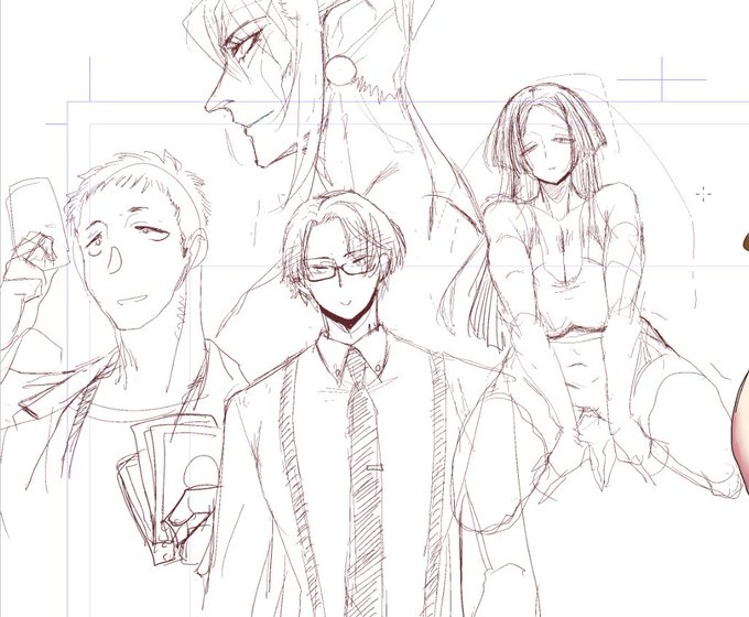 リハビリ中でらくがきをしています  おくさんに言ったら大丈夫?ちゃんと描けてる?って言われてウワー怖いこと言わんといてってなった 大丈夫だよね?人の顔って目がふたつに口鼻いっこずつだよね? 