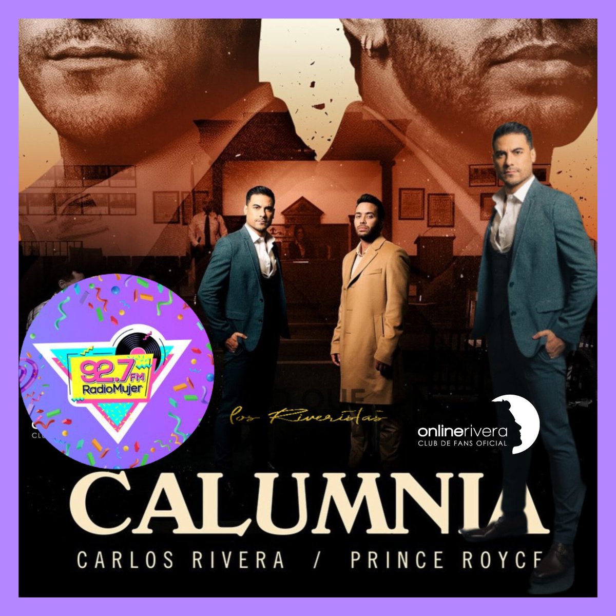 OnlineRiveraSin's tweet photo. Hola @RadioMujer927FM dejamos nuestros votos para la cancion #Calumnia de @_CarlosRivera & @PrinceRoyce #Las5MasPedidas del 92.7 #RadioMujer927 #EstaContigo
@Online_RiveraP @WestWoodEntt
@sonymusicmexico @LQCLRiveristas https://t.co/KXKxIlvD6S