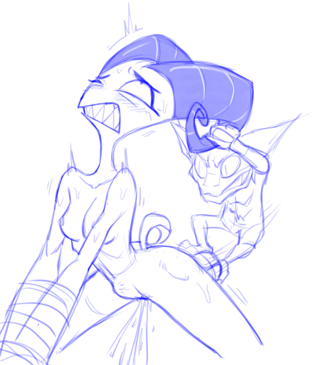GhostGallora's tweet photo. Some nsfw of hazbin hotel and helluva boss I did in a drawpile some time ago don't remember how long. To be honest I was embarrassed of these but fuck it, I'm sending y'all some of them. Stella, Lute, Barb all made to squirt, you know how the whole song and dance goes. https://t.co/o7JHG3ipVq