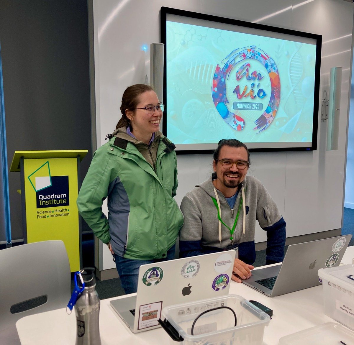 QIB Core Bioinformatics (@qibcorebioinfo) on Twitter photo This afternoon, we will cover how to bring to life high-quality Metagenome Assembled Genomes (#MAGs), again with <a href="/ivaglj1va/">Iva Veseli</a> and <a href="/FlorianTrigodet/">Florian Trigodet</a> at <a href="/TheQuadram/">Quadram Institute</a>
#Anvio #Metagenomics #MerenLab This afternoon, we will cover how to bring to life high-quality Metagenome Assembled Genomes (#MAGs), again with <a href="/ivaglj1va/">Iva Veseli</a> and <a href="/FlorianTrigodet/">Florian Trigodet</a> at <a href="/TheQuadram/">Quadram Institute</a>
#Anvio #Metagenomics #MerenLab