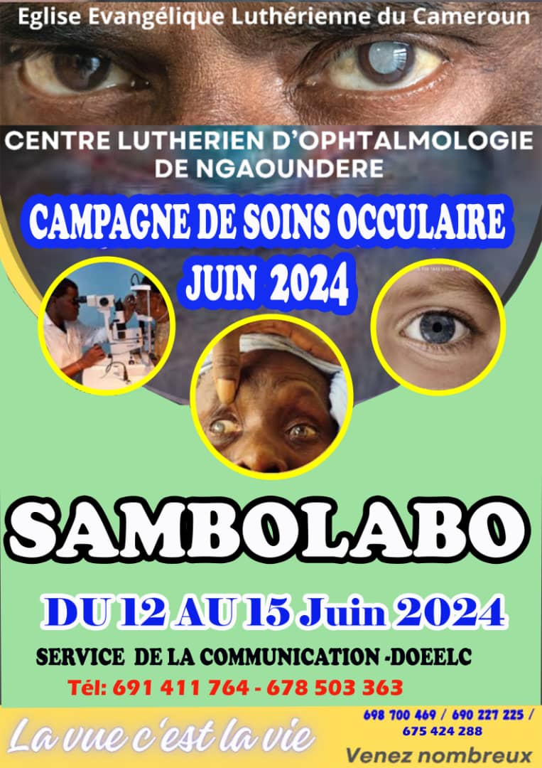 NewsEelc's tweet photo. Sambolabo

#Campagne de santé oculaire... https://t.co/Xbid7iyh7M