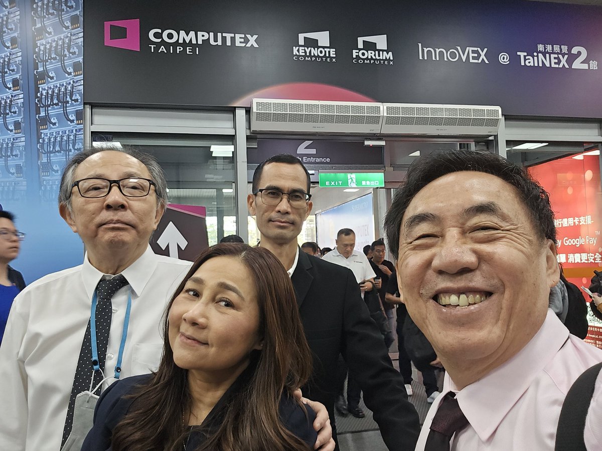 ไปประชุม กับ LINK Americaที่ ไต้หวัน และ  ติดตามTecnology  ด้าน ICT ในงาน COMPUTEX TAIPEI '24  กัยทีมผู้บริหาร ILINK
