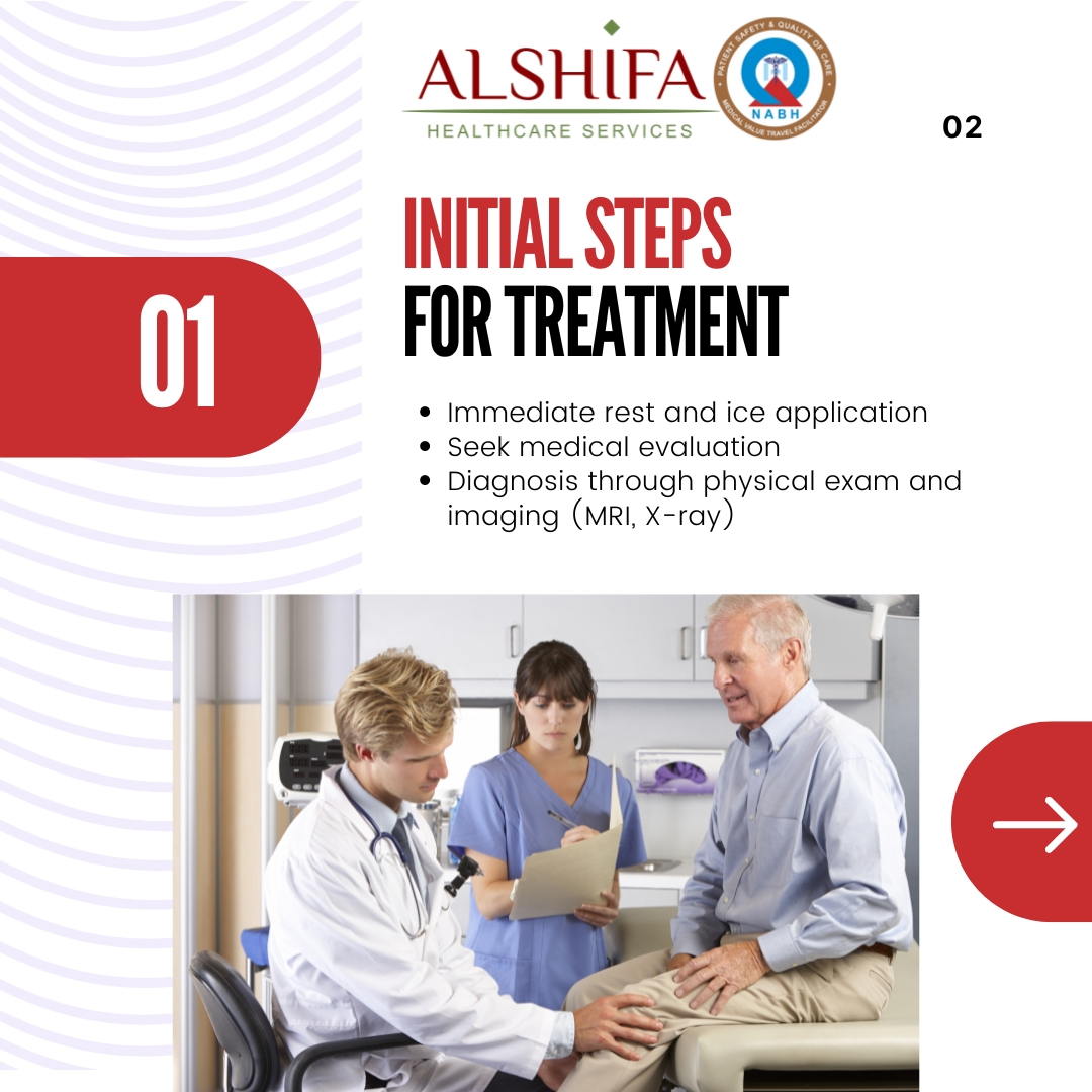 Alshifaglobal's tweet photo. #kneeligamenttear treatment involves rest, ice, compression, elevation, physical therapy, bracing, and sometimes surgery. Recovery focuses on restoring strength, stability, and mobility. 

#kneeinjury #ligamenttear #physicaltherapy #orthopedics #medicaltourism #alshifa #travel https://t.co/6ExmnmRFDI