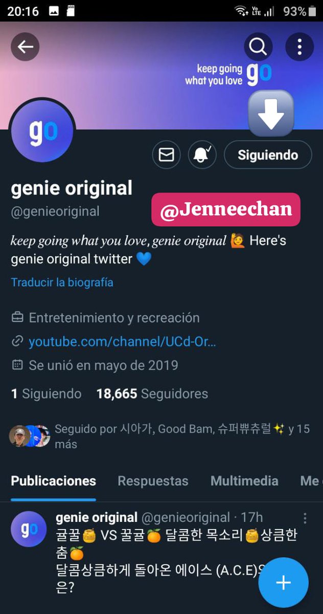 Jenneechan's tweet photo. @genieoriginal @official_ACE7 Genie, thanks so much for inviting A.C.E and for doing this great event! “Supernatural” is really a wonderful song and A.C.E are amazing vocals and dancers! I love our Favorite Boys! ❤️💙💜🧡💛 
#Just_DANCE #ACE @official_ACE7
#에이스 #지니오리지널 #지니뮤직 https://t.co/rrQBvoIYdo