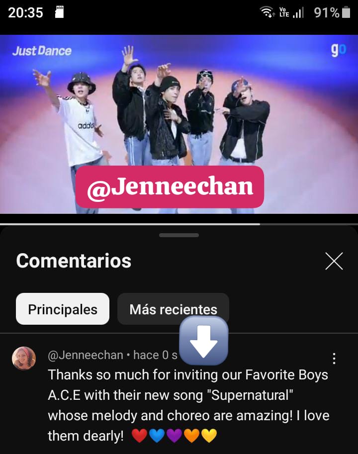 Jenneechan's tweet photo. @genieoriginal @official_ACE7 Genie, thanks so much for inviting A.C.E and for doing this great event! “Supernatural” is really a wonderful song and A.C.E are amazing vocals and dancers! I love our Favorite Boys! ❤️💙💜🧡💛 
#Just_DANCE #ACE @official_ACE7
#에이스 #지니오리지널 #지니뮤직 https://t.co/rrQBvoIYdo