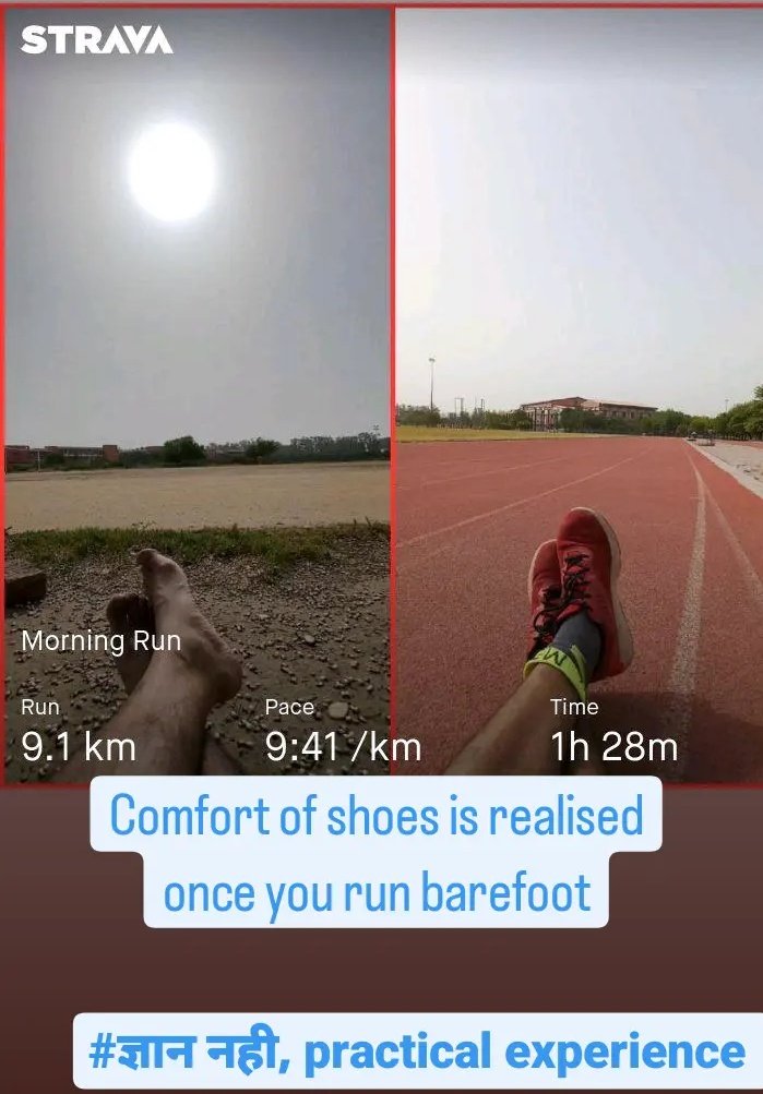 UMY_35's tweet image. Comfort of shoes is realised once you run barefoot.
#100daysofrunning #barefootrun #run #Suomi @Reebok @adidasrunning @adidas