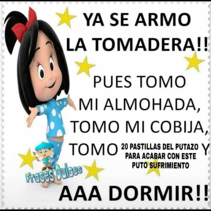 Duerman bien rico bonitos