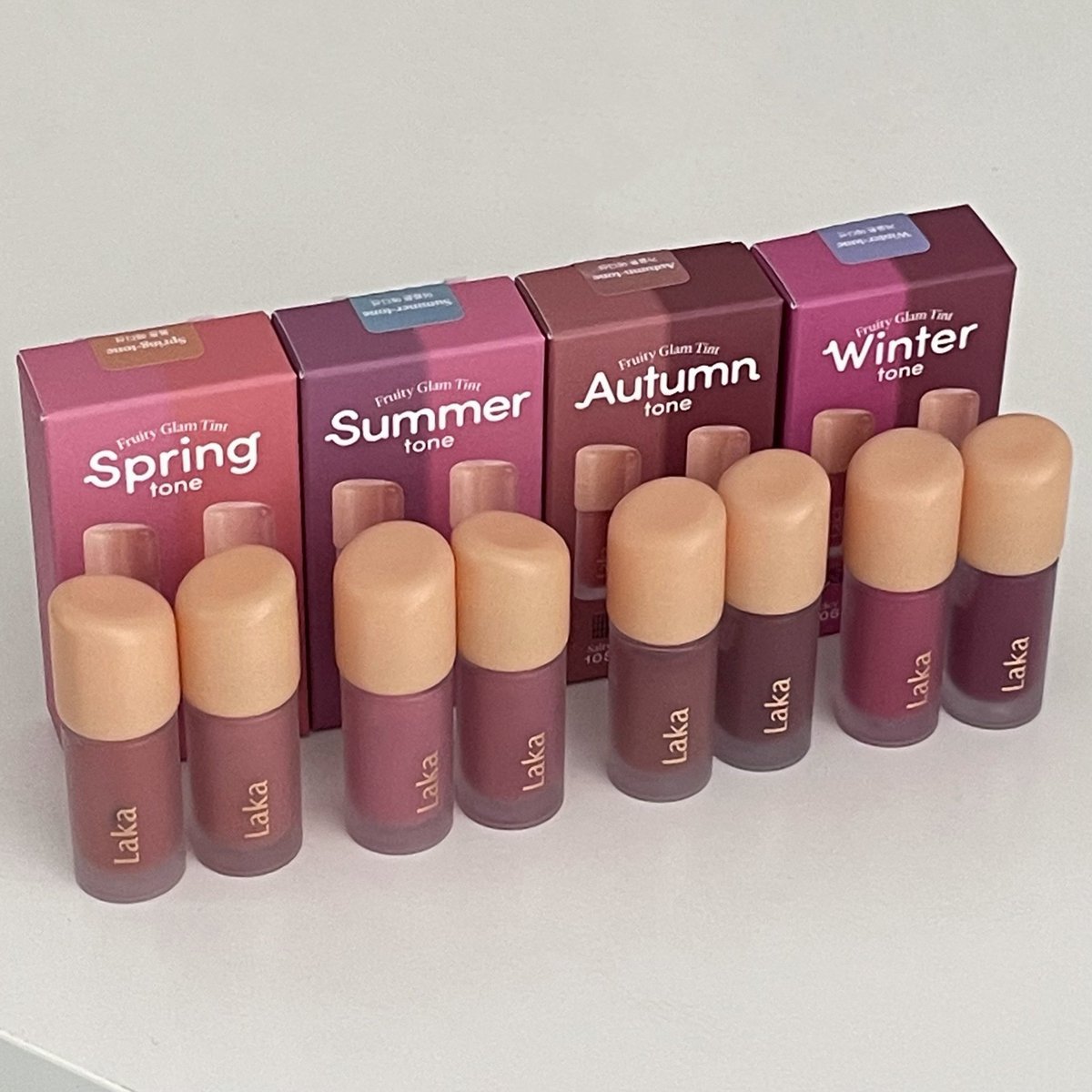 mmytype_'s tweet image. ลิปlaka จับคู่สีตามpersonal colour  แต่จริงๆข้ามโทนก็สวย555555 แบรนด์ทำไซส์นี้มาเหมือนให้ลองหาโทนที่ชอบ