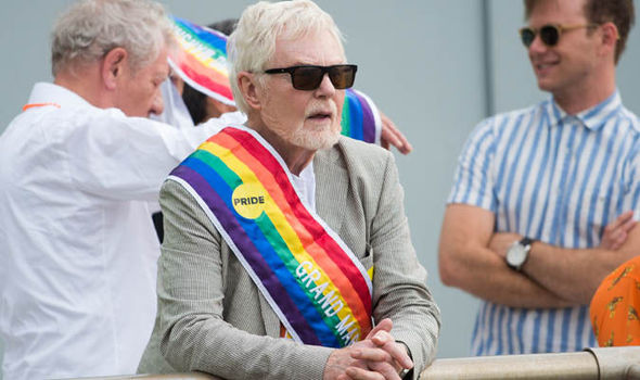 why is metatron at the pride parade didnt he separate gays