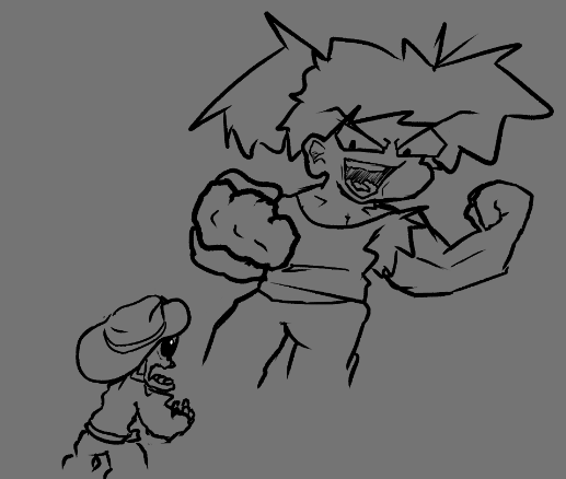 TheInking's tweet photo. @TheGhostReport  hia hambone i might have been gone for a while but im might be coming back to visit 

heres a little artwork from me 
kyle fluffington might come along idk https://t.co/OGJsipRI2Y