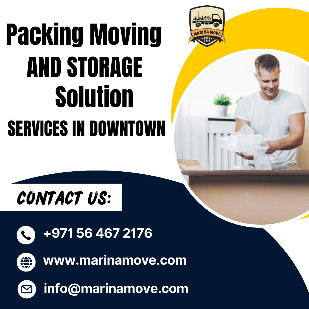 MarinaMove's tweet photo. Expert Packing Techniques Services in Downtown

📷 Our Services:

📷Apartment Moving in Downtown 📷Cargo Delivery in Downtown 📷Commercial Moving in Downtown

Contact US: 📷+971 56 467 2176
Visit US: https://t.co/P6mLNl5aSA

#ExpertPacking https://t.co/4rcPWC852j