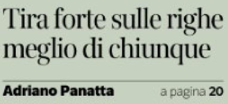 Messo così, l’omaggio di Panatta a #Sinner mi sembra un po’ equivoco