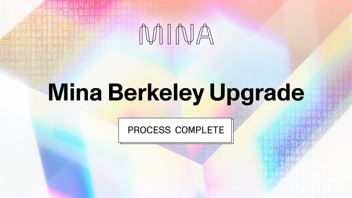 Congrats to <a href="/MinaProtocol/">Mina Protocol (httpz) 🪶</a> on the big mainnet upgrade!

Never plan to use Mina? Here's why it still matters to you 

Hint: a growing new field called zk co-processors

↓