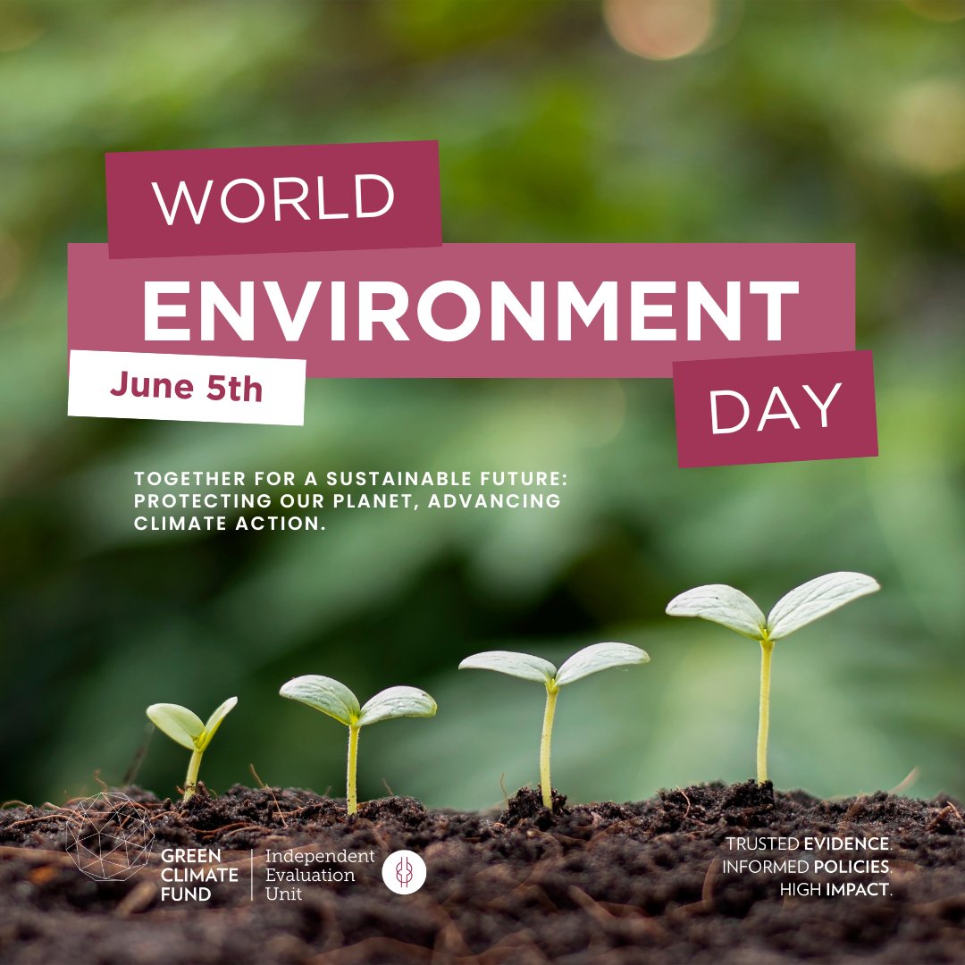 Evaluation GCF (@gcf_eval) on Twitter photo Celebrating #WorldEnvironmentDay, the IEU announces its role as Co-Chair of the Planet Pillar in the <a href="/SDGSynthesis/">The Global SDG Synthesis Coalition</a>. The IEU will also join the <a href="/WWCS_summit/">What Works Climate Solutions Summit</a> 2024, discussing global SDG evidence, particularly #SDG13 #climateaction.
Explore IEU’s reviews: ieu.greenclimate.fund/evaluations/ev… Celebrating #WorldEnvironmentDay, the IEU announces its role as Co-Chair of the Planet Pillar in the <a href="/SDGSynthesis/">The Global SDG Synthesis Coalition</a>. The IEU will also join the <a href="/WWCS_summit/">What Works Climate Solutions Summit</a> 2024, discussing global SDG evidence, particularly #SDG13 #climateaction.
Explore IEU’s reviews: ieu.greenclimate.fund/evaluations/ev…